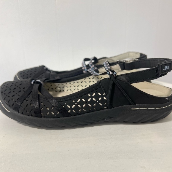 JBU By Jambu Black Floral Outerwear Hiking Gorpcore Hiking Maryjane Shoes 6.5 - Picture 9 of 16